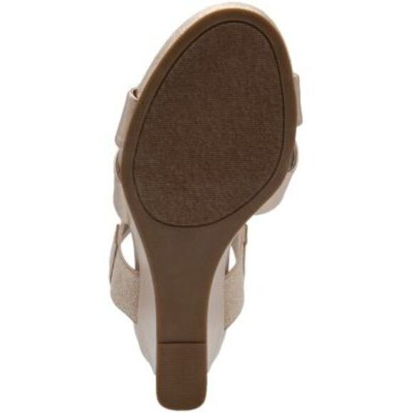 NWT KAREN SCOTT Womens Pink Parrisa Toe Wedge Slip On Slingback Sandal 10 M - Picture 4 of 5